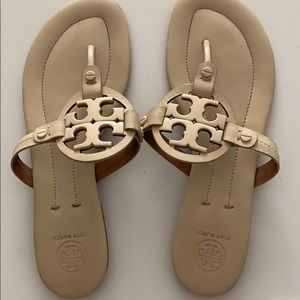 Tan/beige Tory Burch sandals